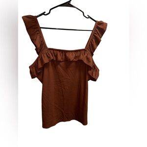 Ruffled tank top